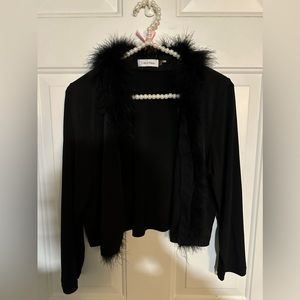 Calvin Klein Black Shrug